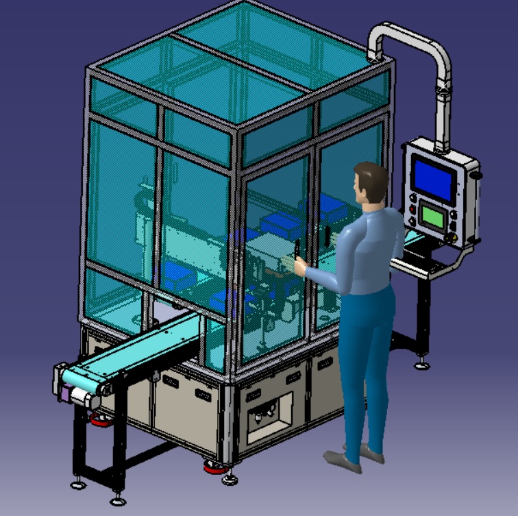 OCV检测分选机catia