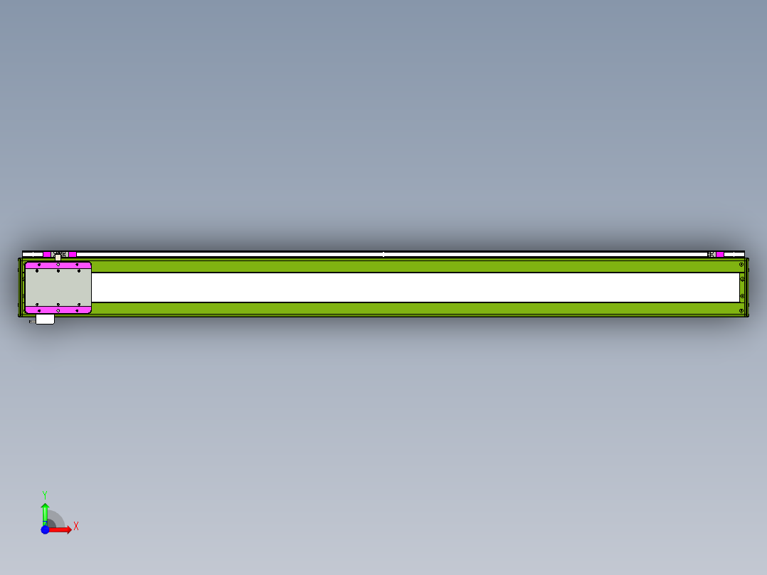 威洛博LC系列3d模型模组LC14S1Y-S1550前视图