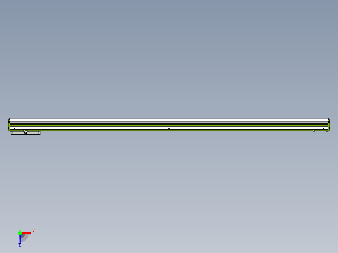 威洛博LC系列3d模型模组LC14S1Y-S1550俯视图