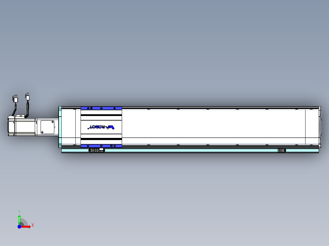 VF丝杆传动-一般环境VF14-Lxx-C-S600-BC-ZP40-C3前视图
