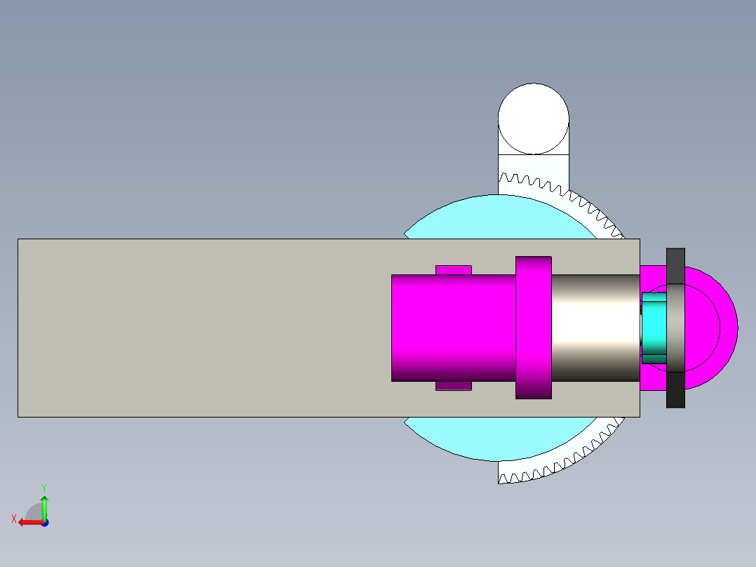 上肢康复机器人设计【三维PROE+动画仿真+8张CAD图纸+说明书】后视图