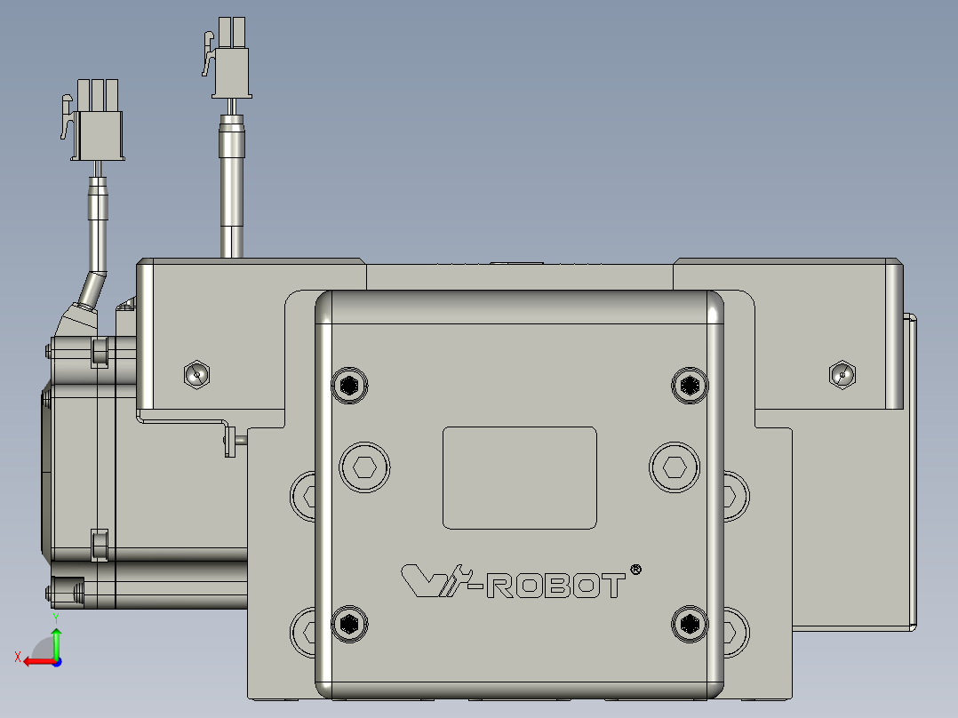 威洛博直线电机模组EB16-L208-S300-BR-ZP75-MS3-5K后视图