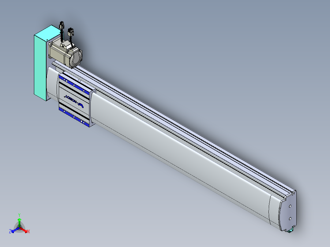 VF丝杆传动-一般环境VF14-Lxx-C-S800-BR-ZP40-C3正等轴测图