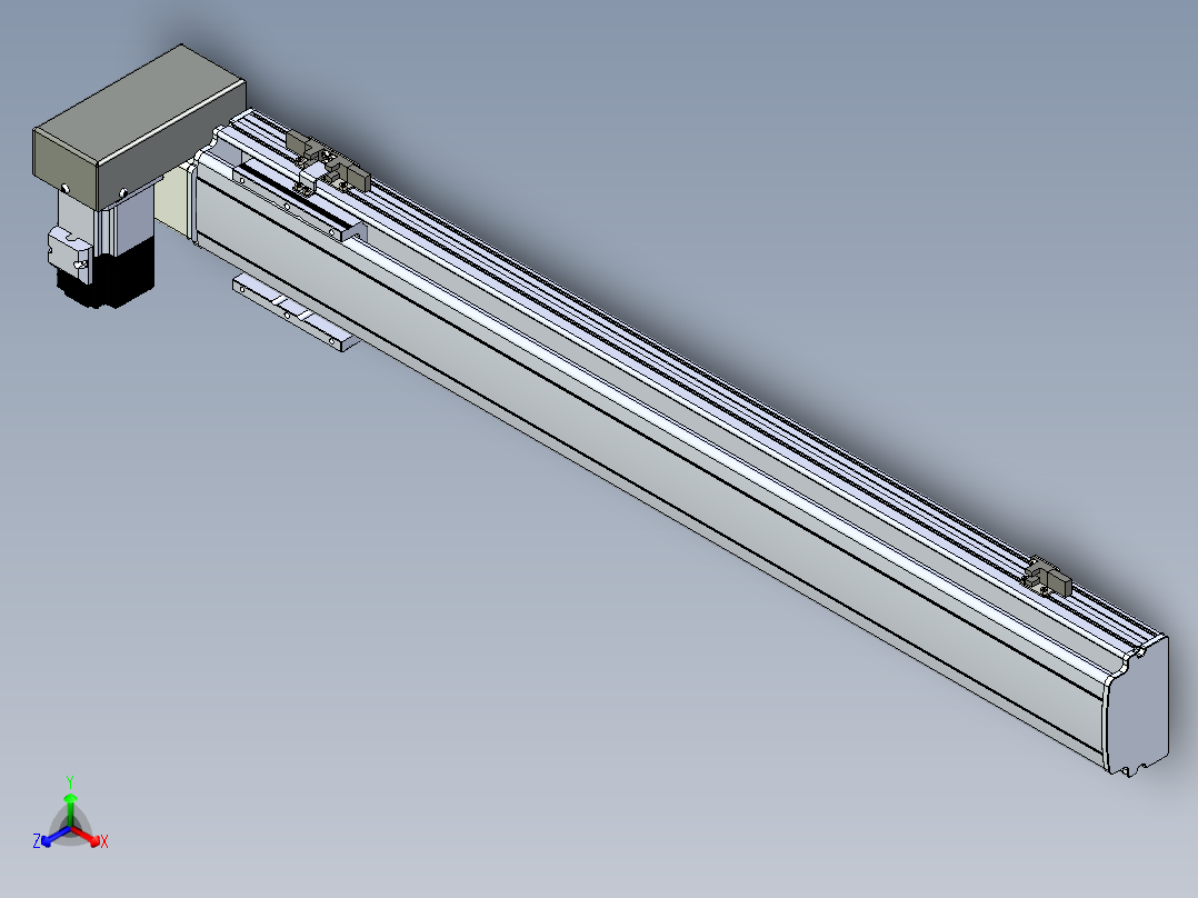 同步带滑台-半封闭B10H-L45-S700-RU-P40-D3