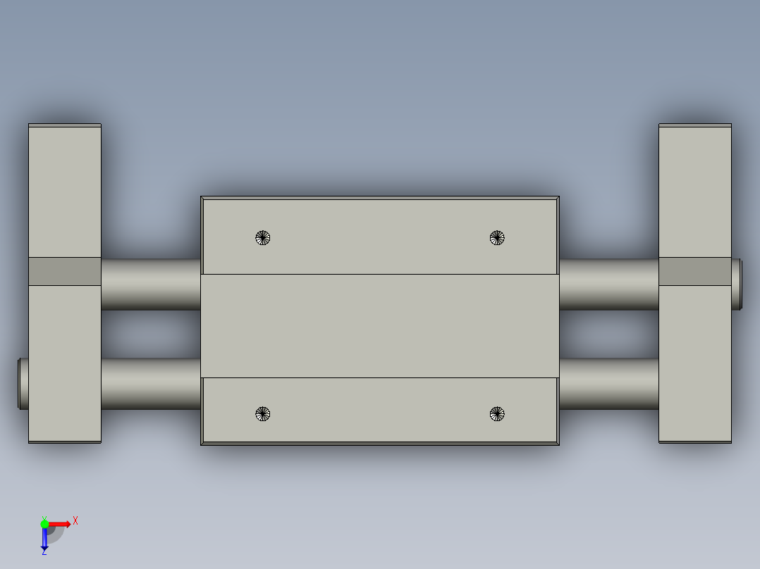 普通气爪PH07-40俯视图