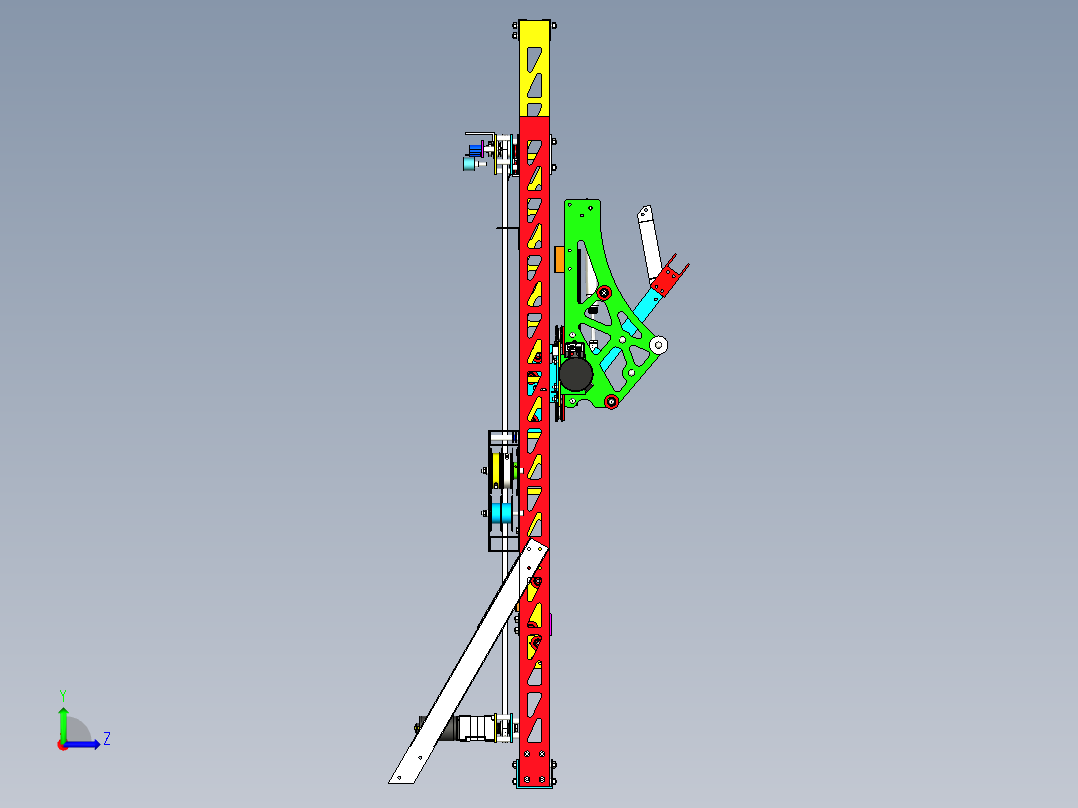 2019-lift提升机构左视图