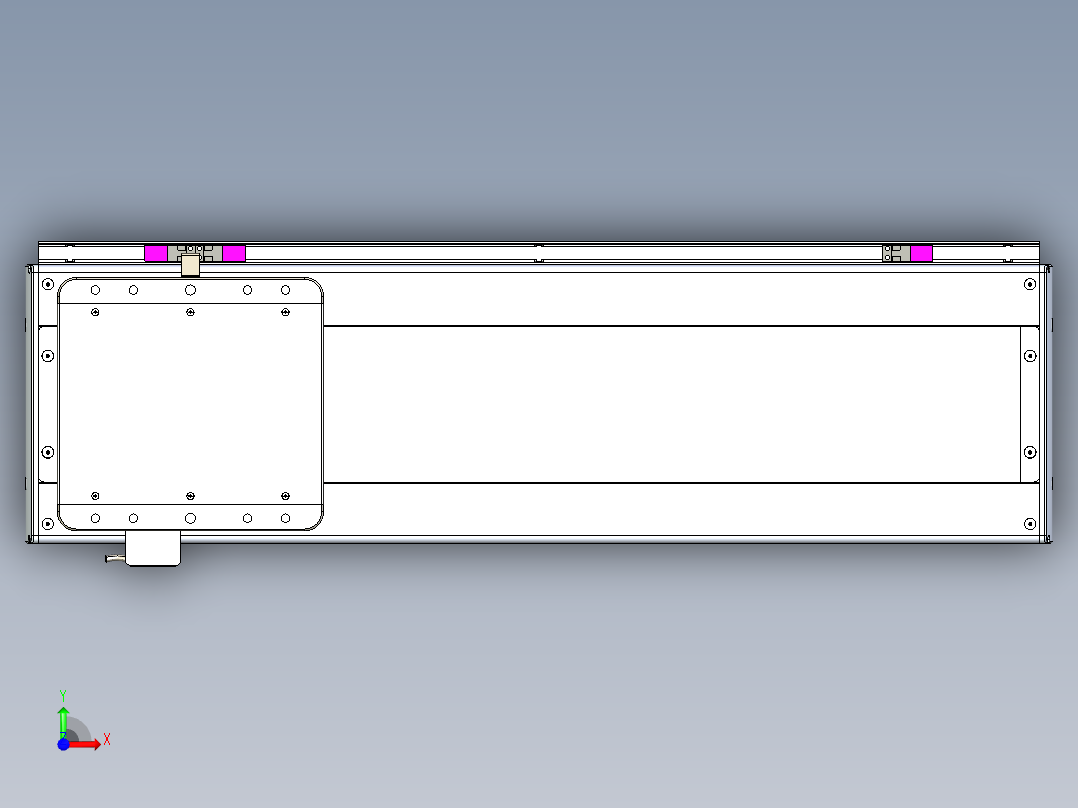 威洛博LC系列3d模型模组LC22H2Y-S550前视图