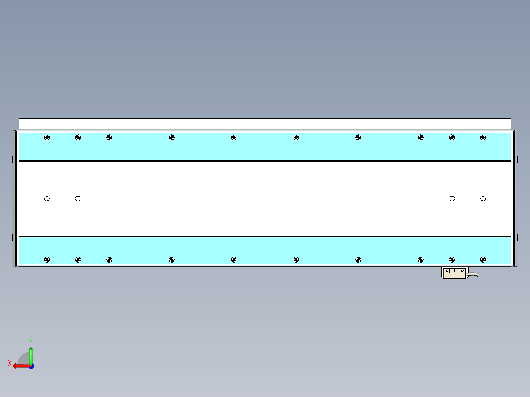 威洛博LC系列3d模型模组LC22H2Y-S550后视图