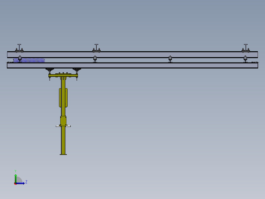 汽车行业，拧螺丝反作用力臂sw17可编辑左视图