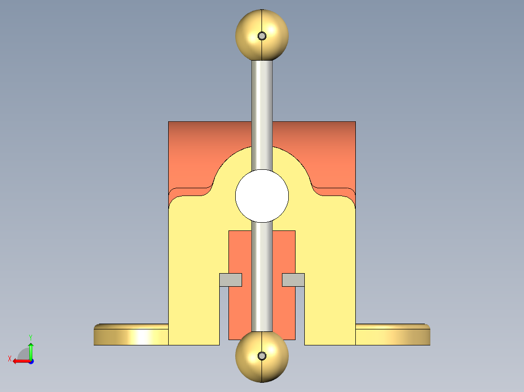 2023.02月-机用虎钳creo6.0后视图