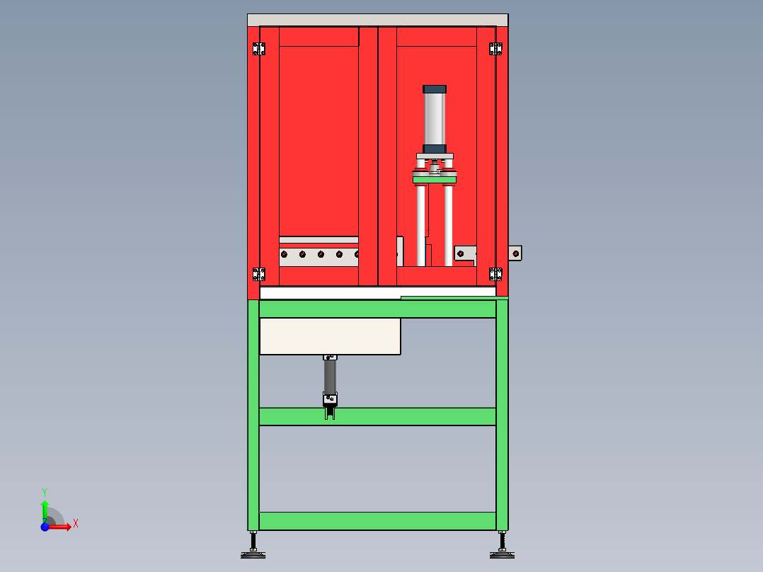 胶管裁管机sw18可编辑前视图