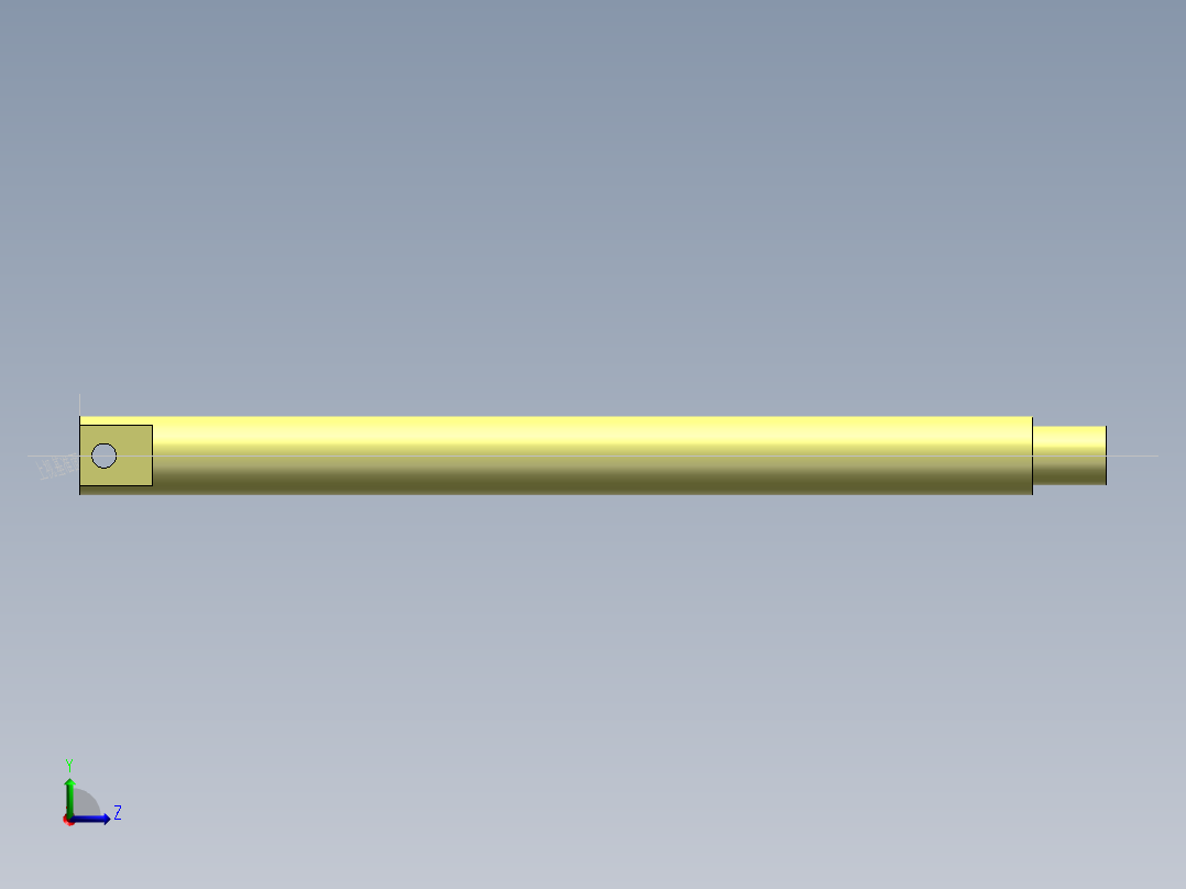 S47 滑动杆左视图