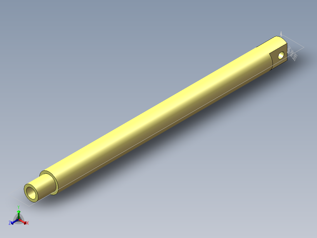 S47 滑动杆正等轴测图