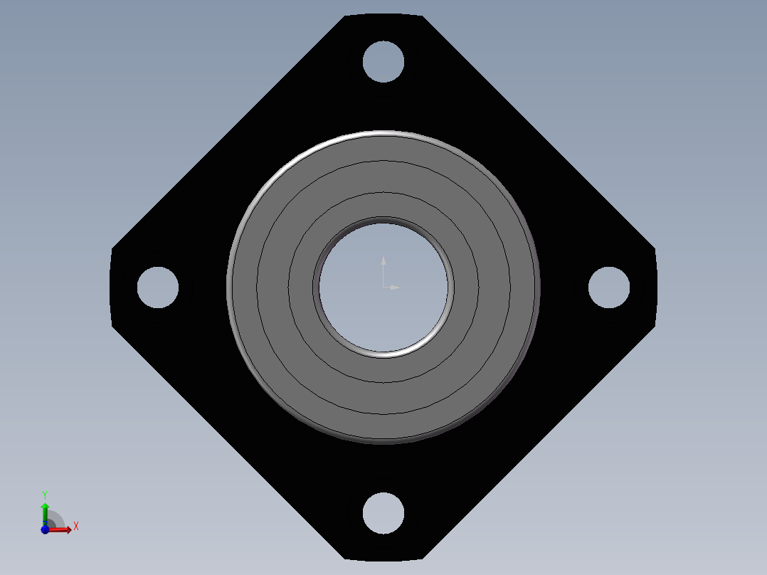 丝杆支撑侧LEB11-20前视图