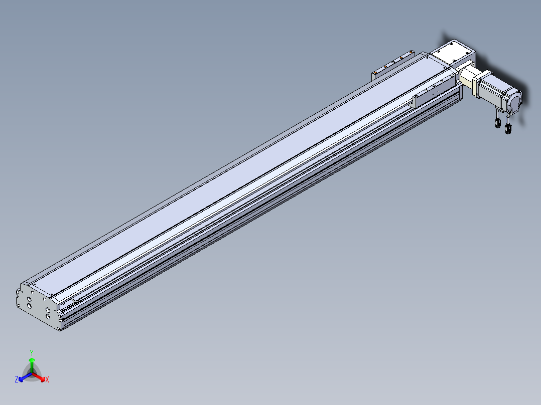 东锦同步带传动-直线滑台模组DH170B-L150-S1250-BL-P400W-C3