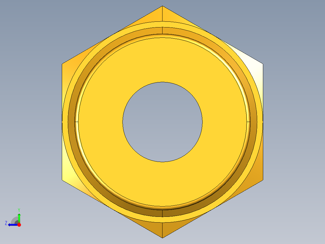 水管接头Male Hose to Female Pipe 78GH-12-4右视图