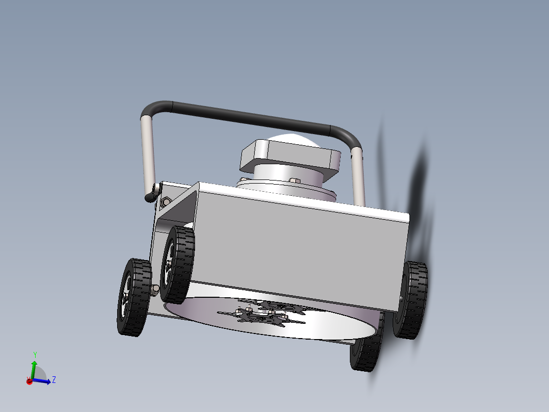 手推式草坪修剪机设计三维模型+90+24.4.24+003