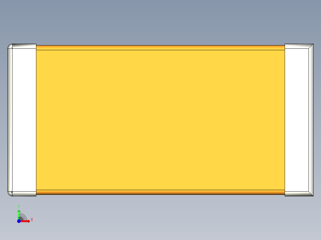 元器件3D封装C1206_08534前视图