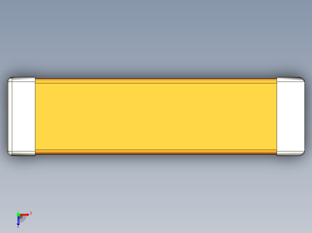 元器件3D封装C1206_08534俯视图
