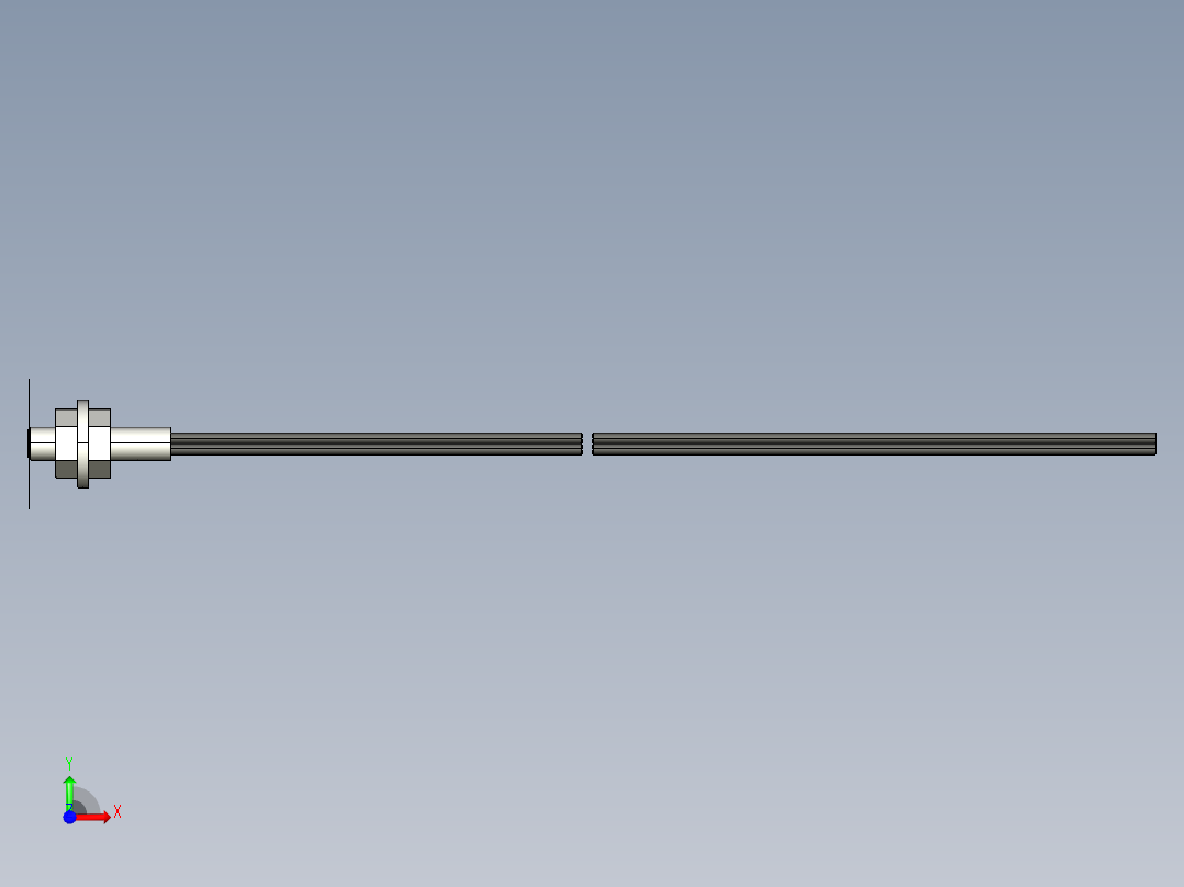 基恩士FU-69U_kc图纸模型前视图