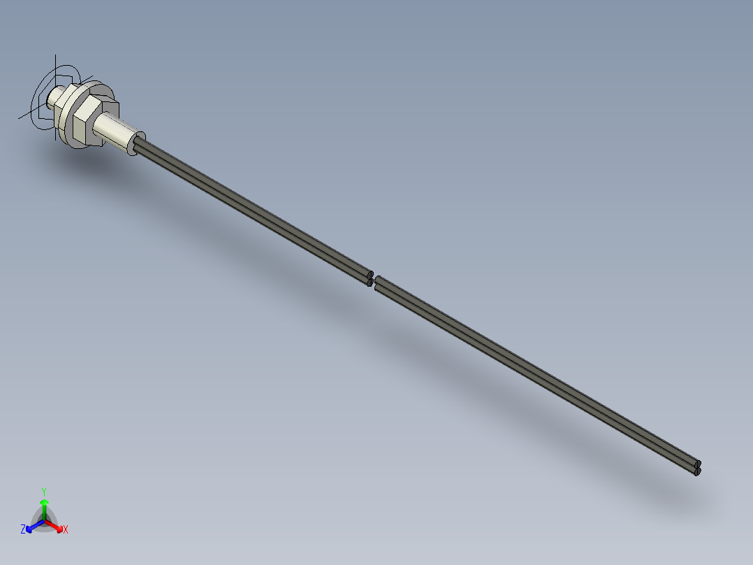 基恩士FU-69U_kc图纸模型正等轴测图