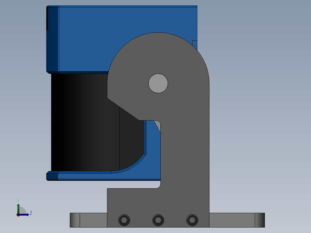 遥测激光器设计左视图