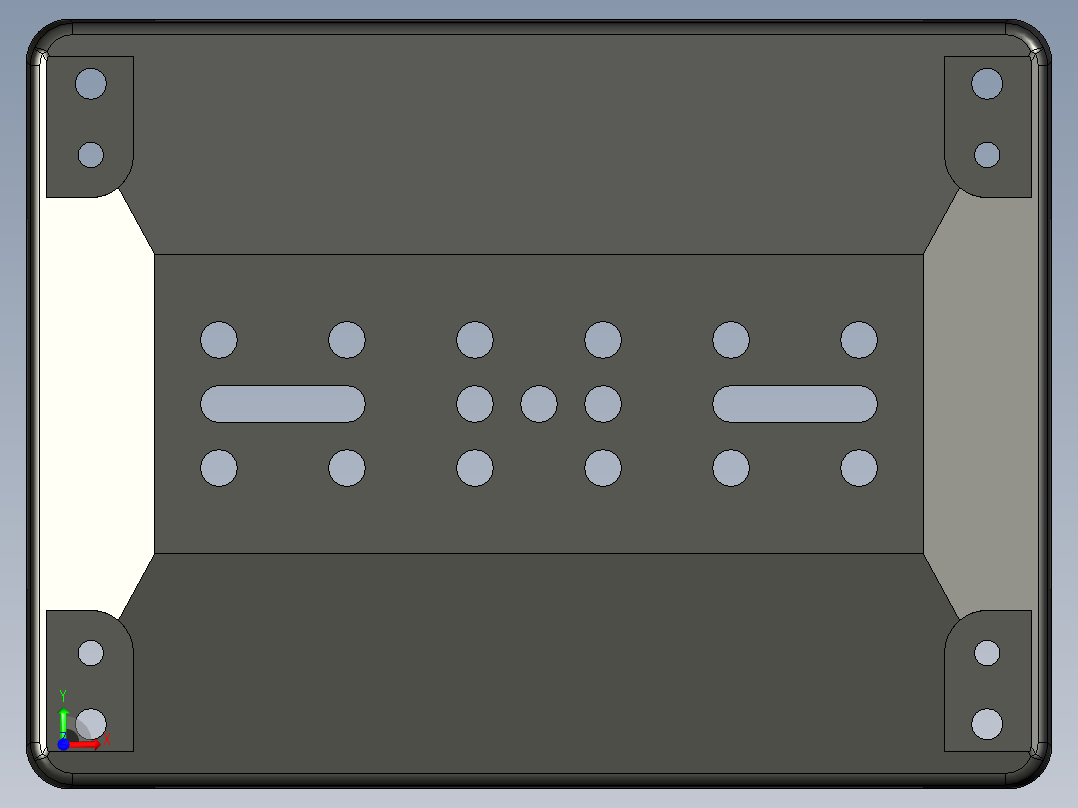 型材-KJN 270X360 BASE PLATE 3842514567前视图