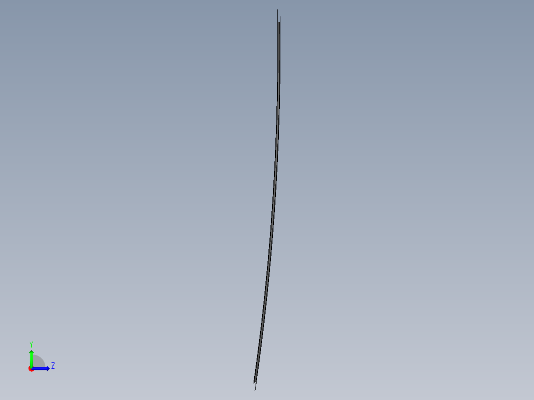 汽车引擎盖外板--stp左视图