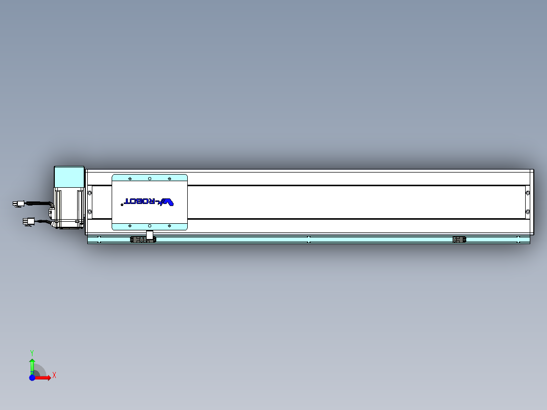 威洛博VBC同步带传动一无尘环境VBC14-L45-S650-BRU-ZP40-C3前视图