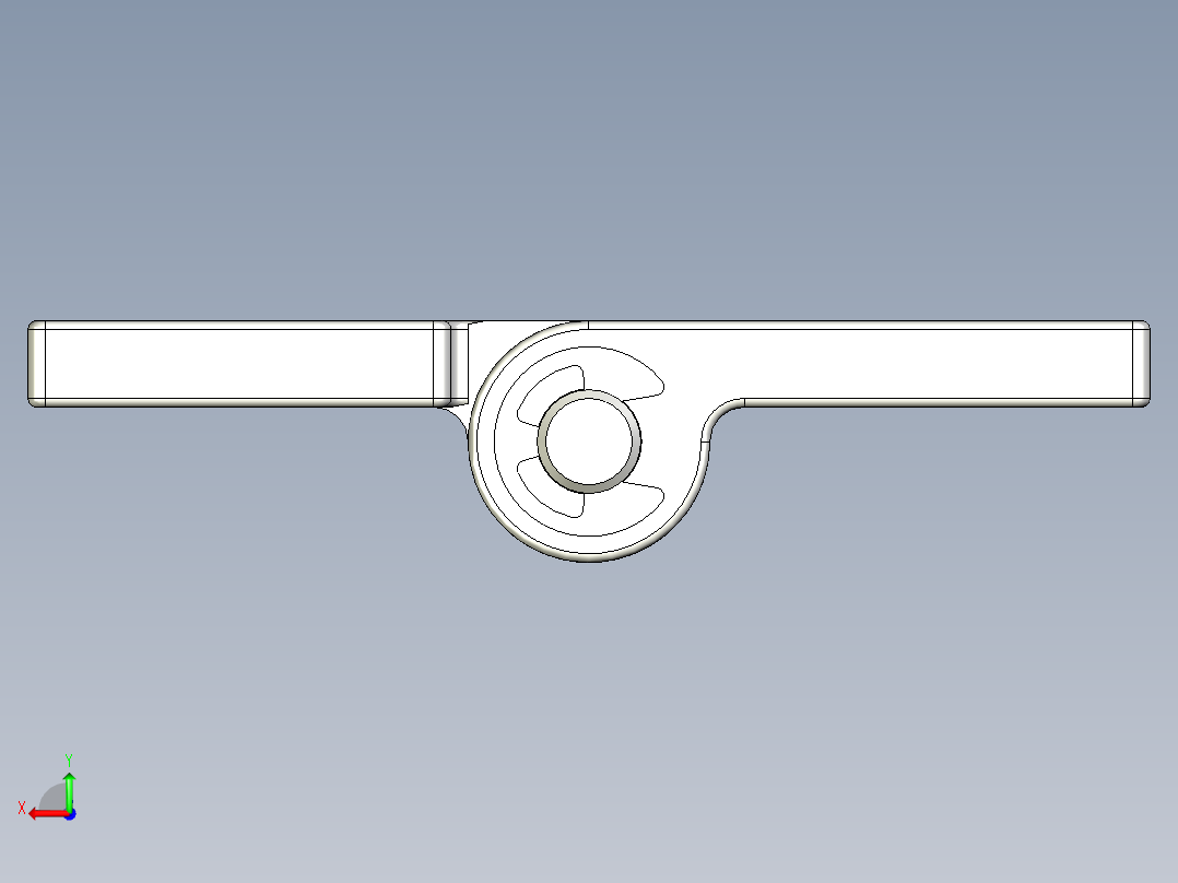 不銹鋼鉸鏈5570-3D多系列多零件图纸模型后视图