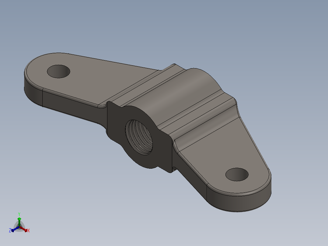 机械线夹；机械夹持机构；夹具正等轴测图