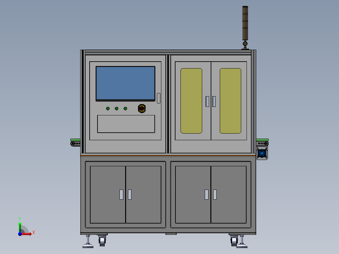 滤芯吸头自动检测设备sw17可编辑前视图