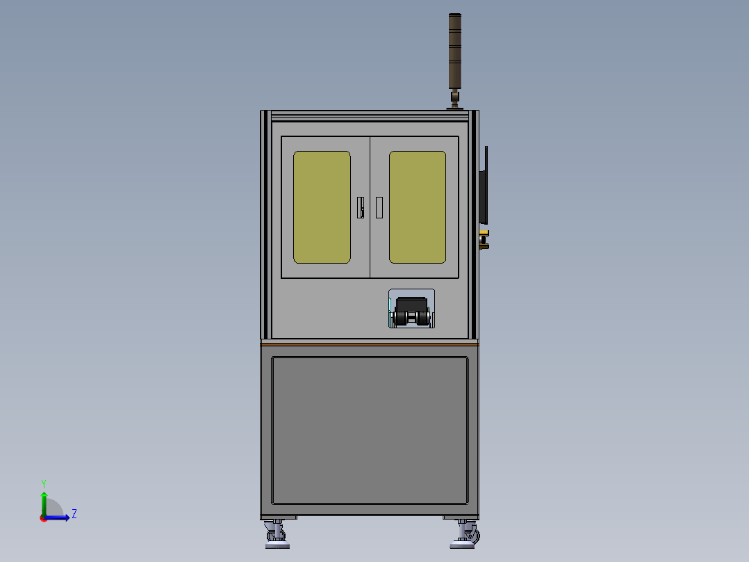 滤芯吸头自动检测设备sw17可编辑左视图