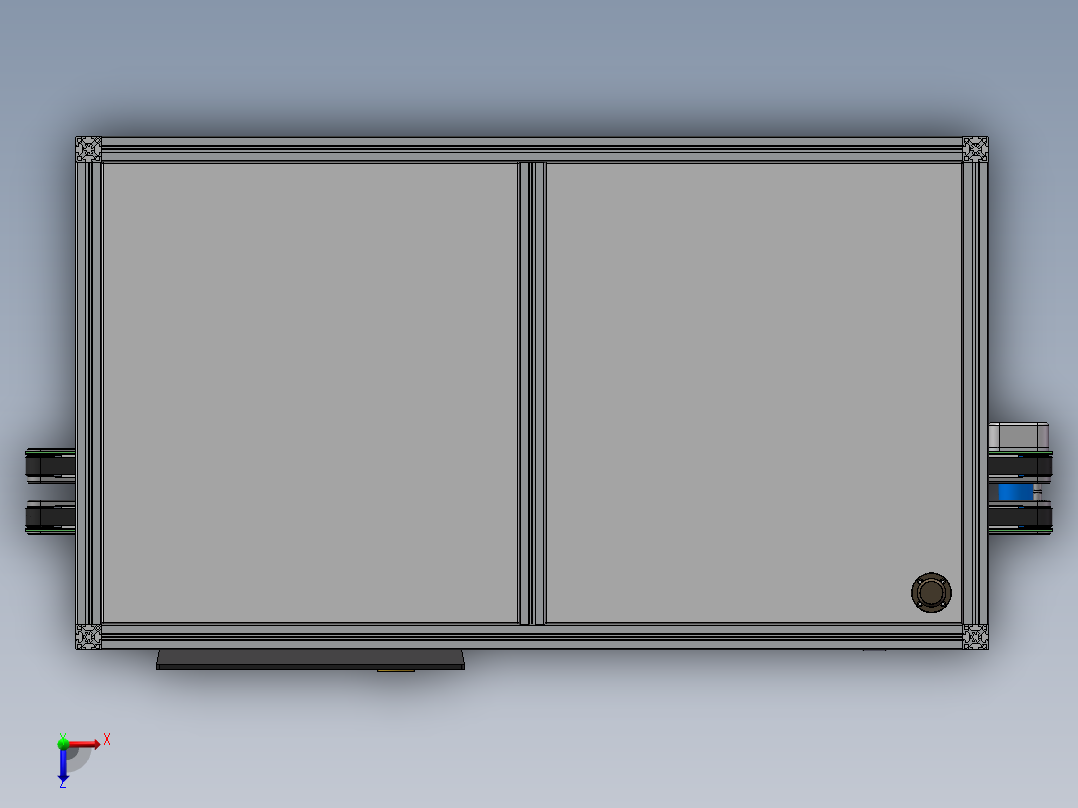 滤芯吸头自动检测设备sw17可编辑俯视图