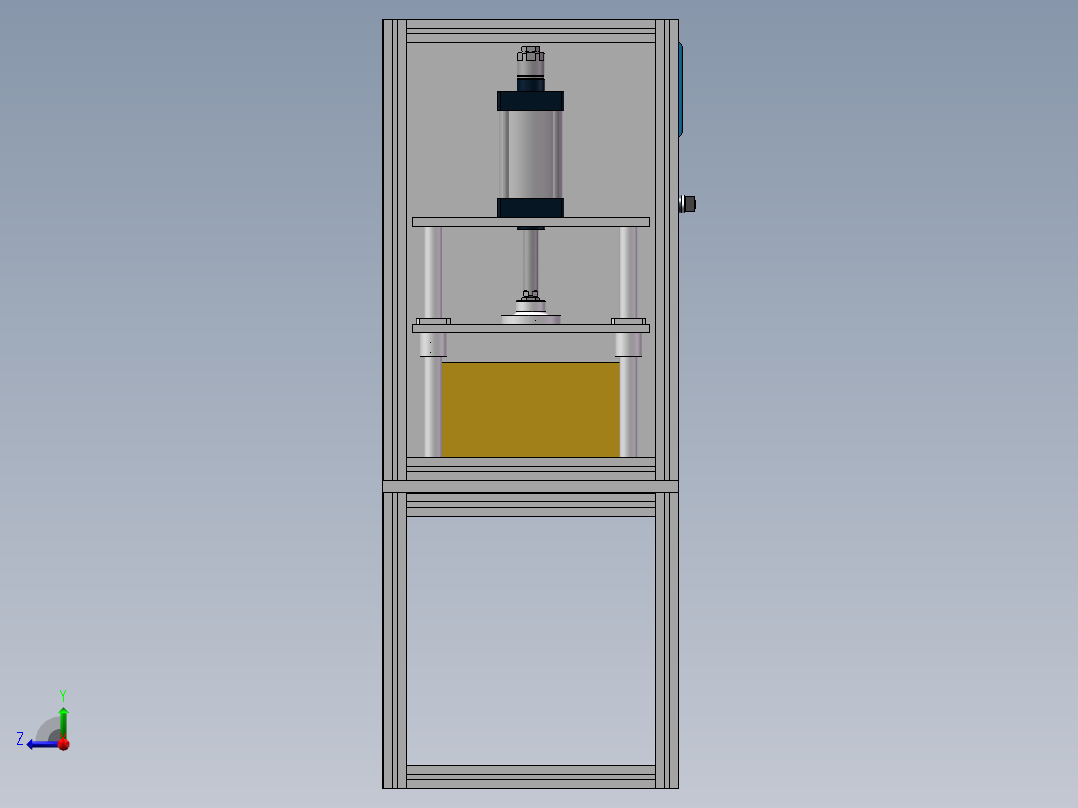 精密气密检测sw18可编辑右视图