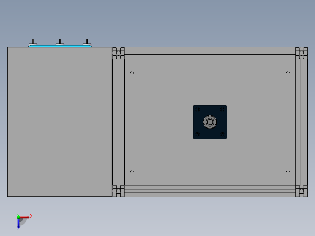 精密气密检测sw18可编辑俯视图
