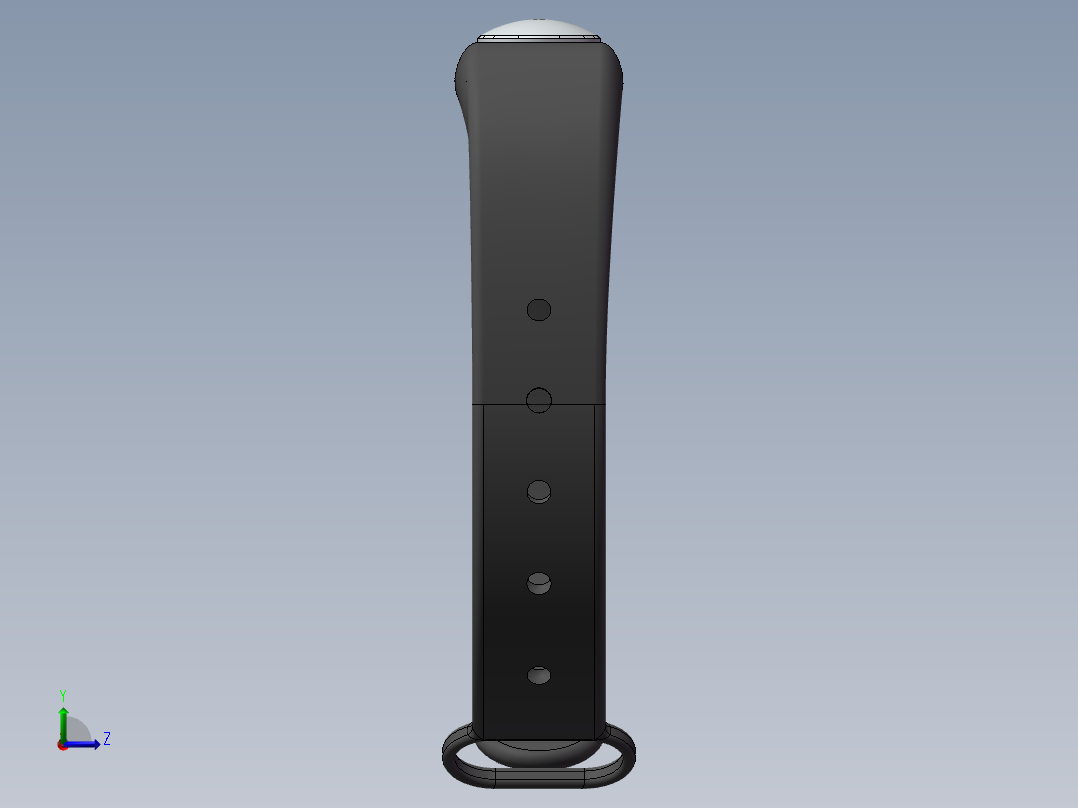 小米手环2左视图