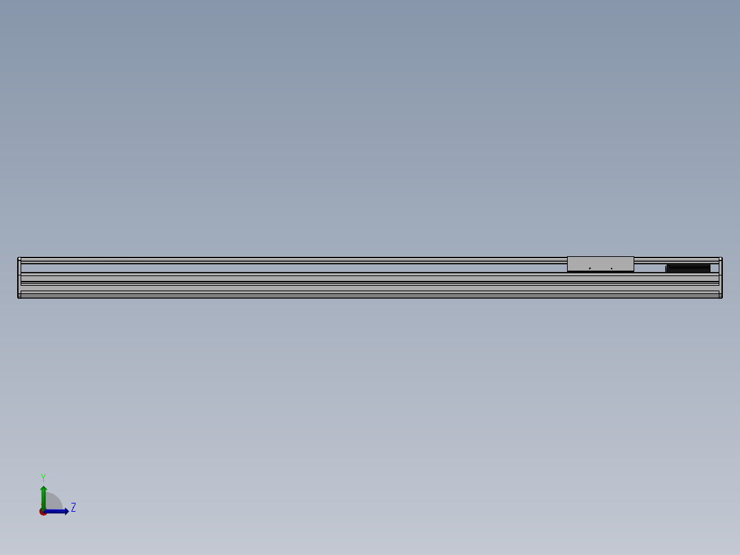 精密模组MY170-T10-1200L-M-P40B-C4-C左视图