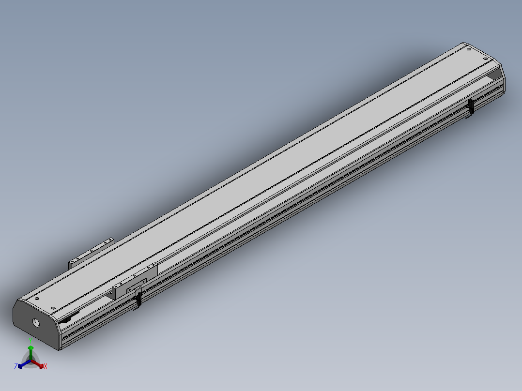精密模组MY170-T10-1200L-M-P40B-C4-C正等轴测图