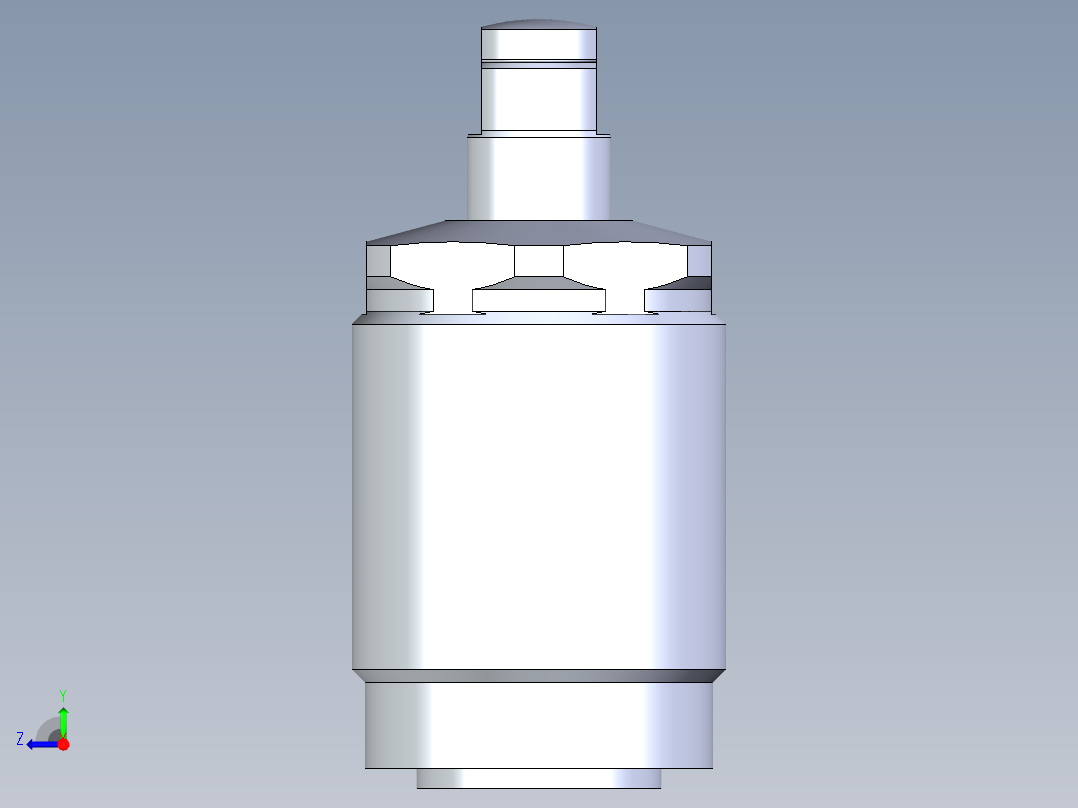 KOSMEKLD0262-x-ES多系列多零件图纸模型右视图