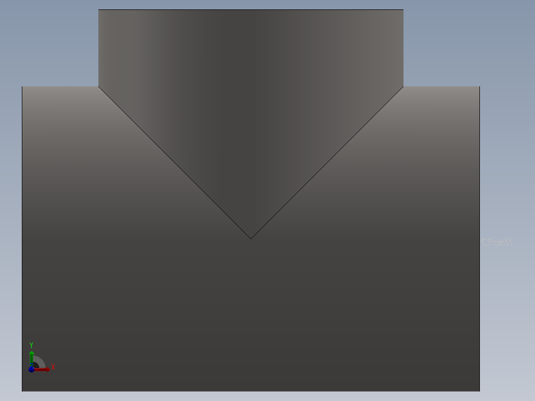 hvac round duct tee前视图