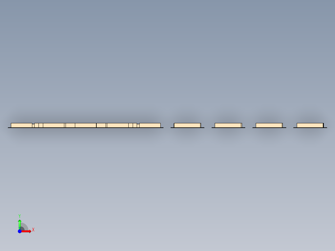 电阻组装前视图