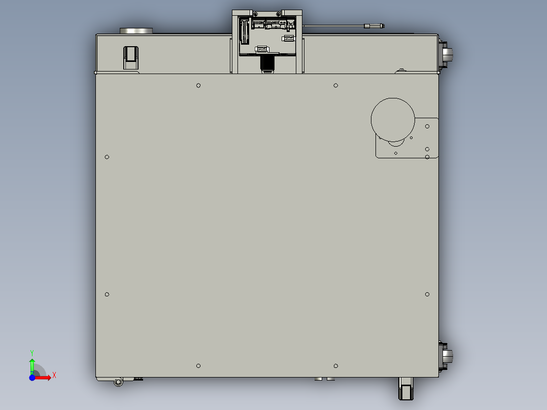 非标自动化检测设备工作台前视图