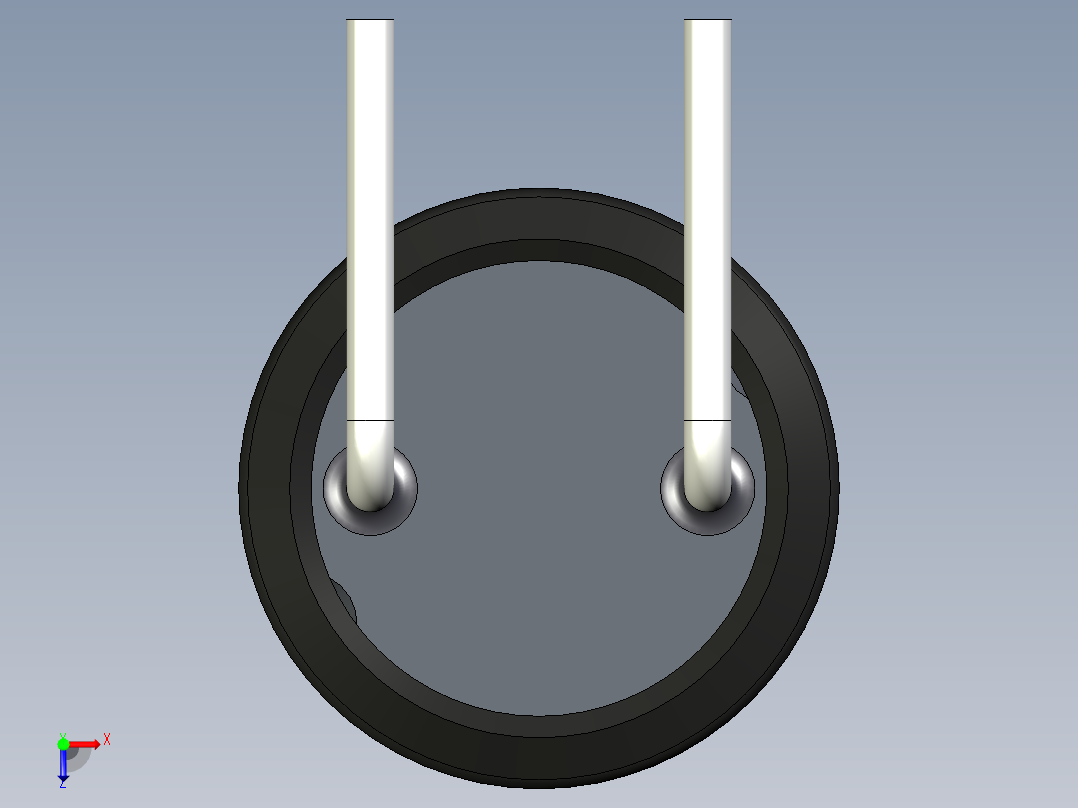 无源元件封装-IND_RAD_D8x10_RA_HS俯视图