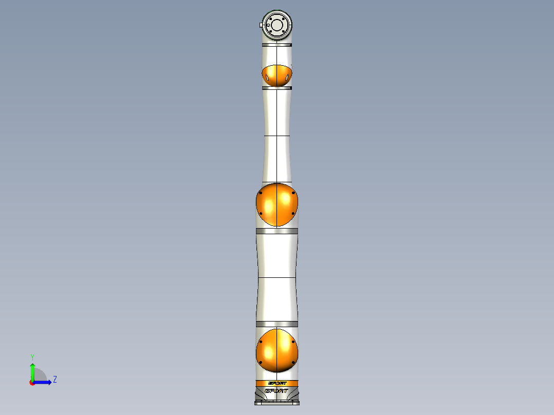 埃夫特efort_ecr5_928六轴协作机器人资料左视图