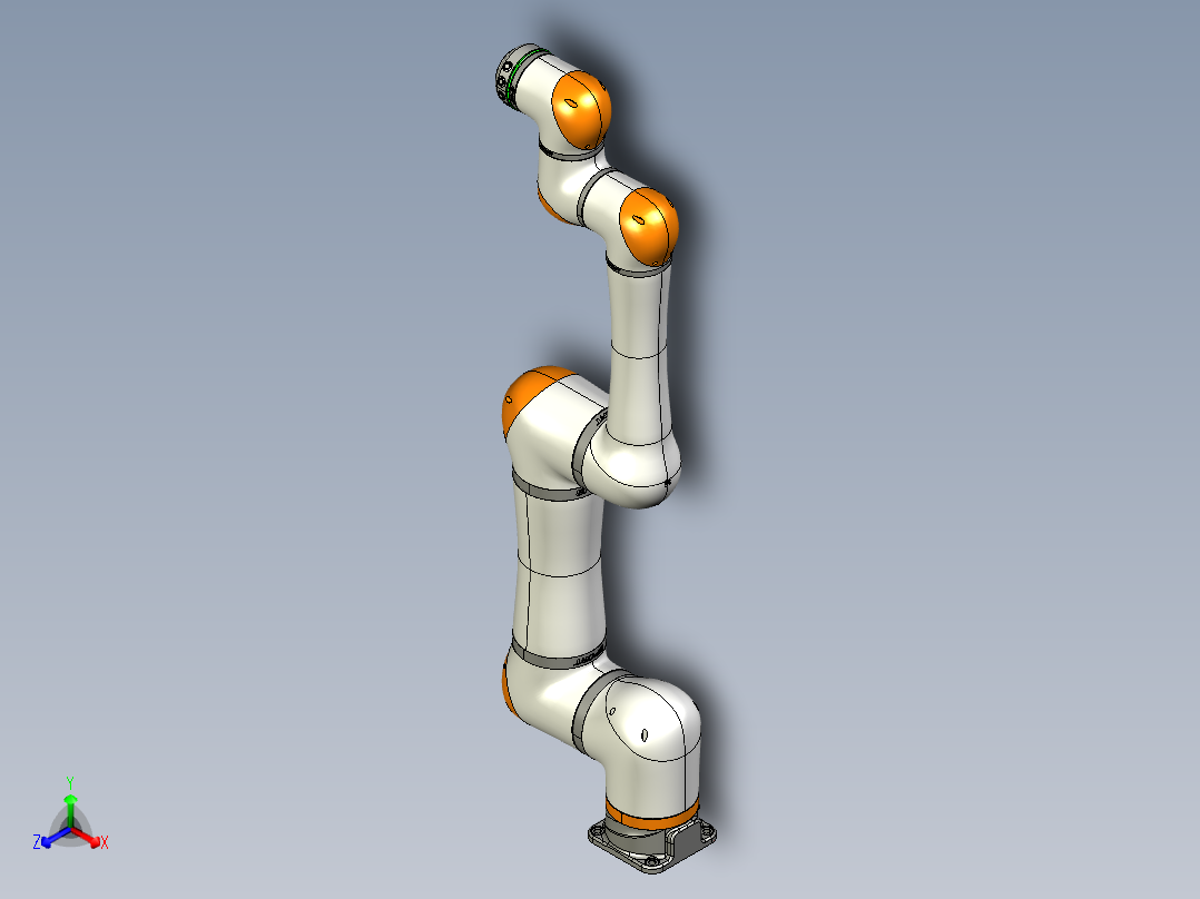 埃夫特efort_ecr5_928六轴协作机器人资料正等轴测图