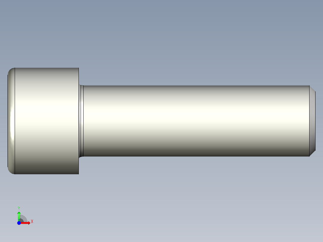 螺钉-DIN_912-M18x60.stp前视图
