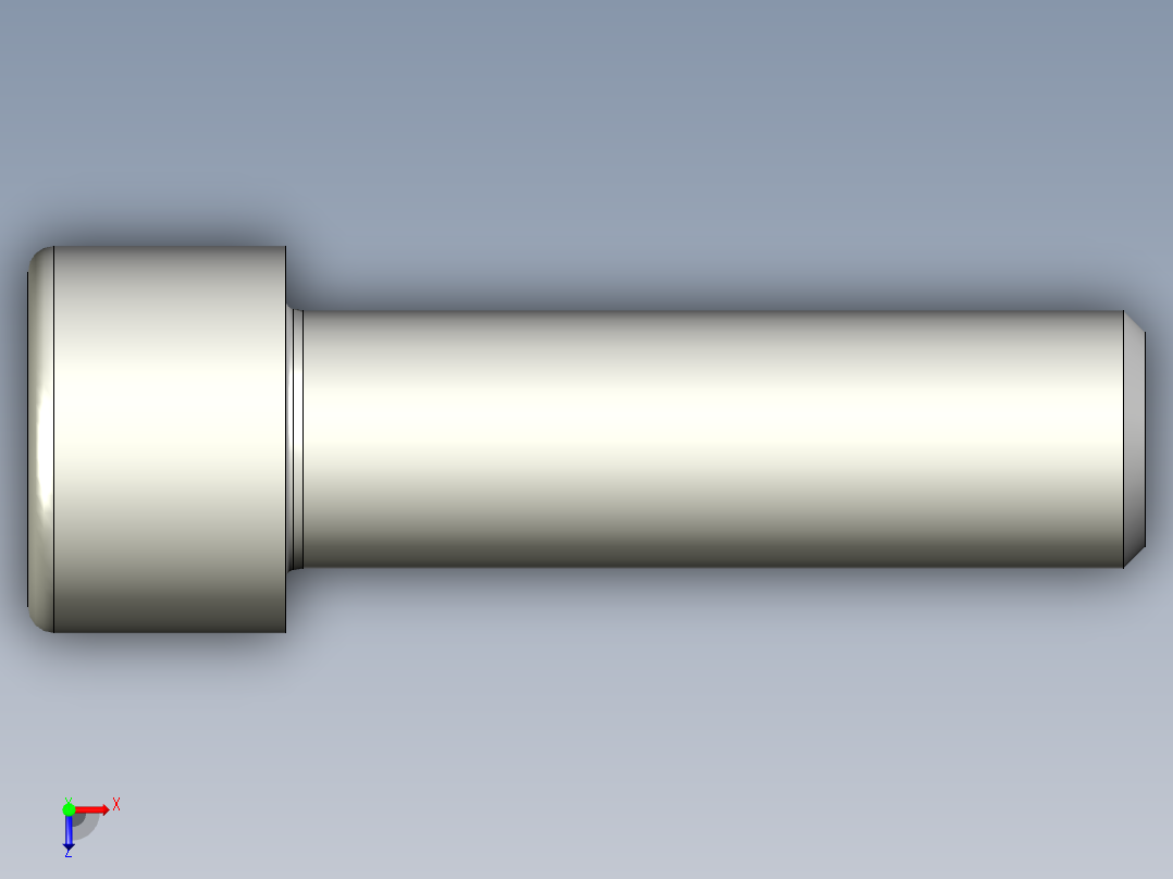 螺钉-DIN_912-M18x60.stp俯视图