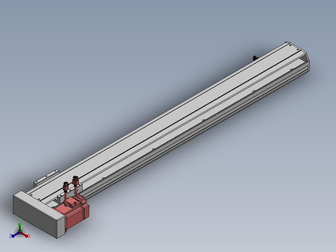 精密模组MY100-T10-850L-BL-P20B-C4-C正等轴测图