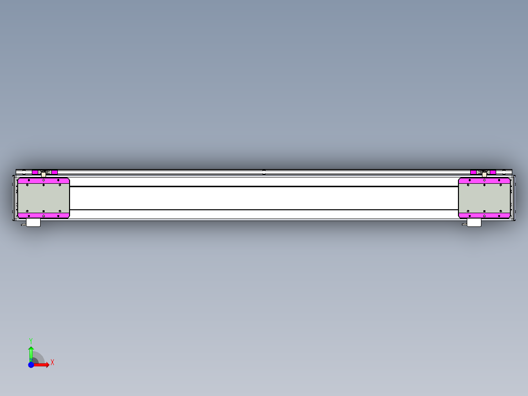 威洛博LC系列3d模型模组2LC14S1Y-S1150前视图